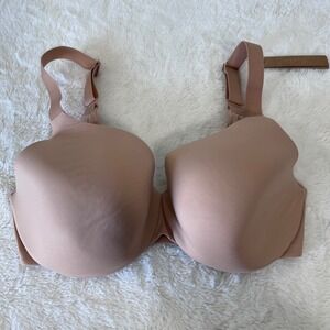 SKIMS Womens Smoothing Intimates Full Coverage Lightly Lined Bra Clay 32DDDD NWT
